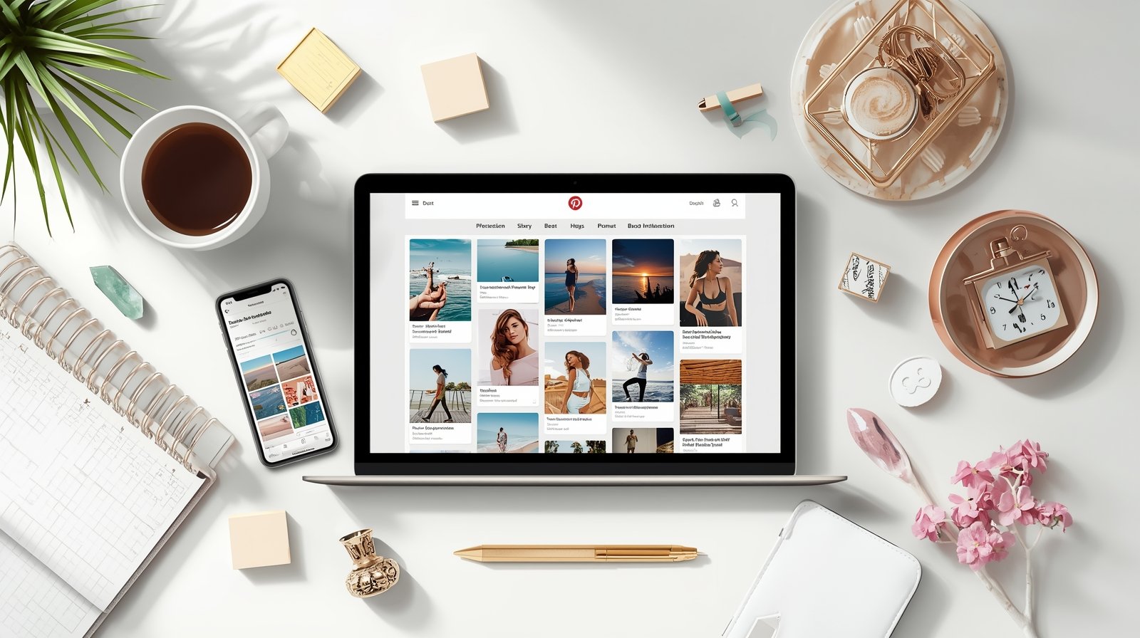 how to make a vision board on Pinterest